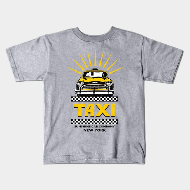 TAXI Kids T-Shirt by Artizan